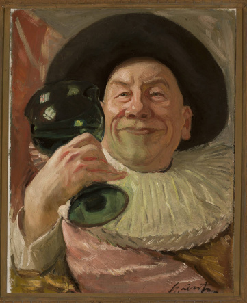 Stanislaw Lentz Self portrait in the style of Frans Hals MP 89 MNW National Museum in Warsaw