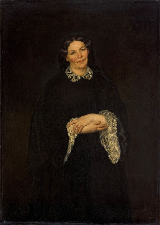4. Henryk Rodakowski, Portret matki, 1853, MSŁ, Łódź