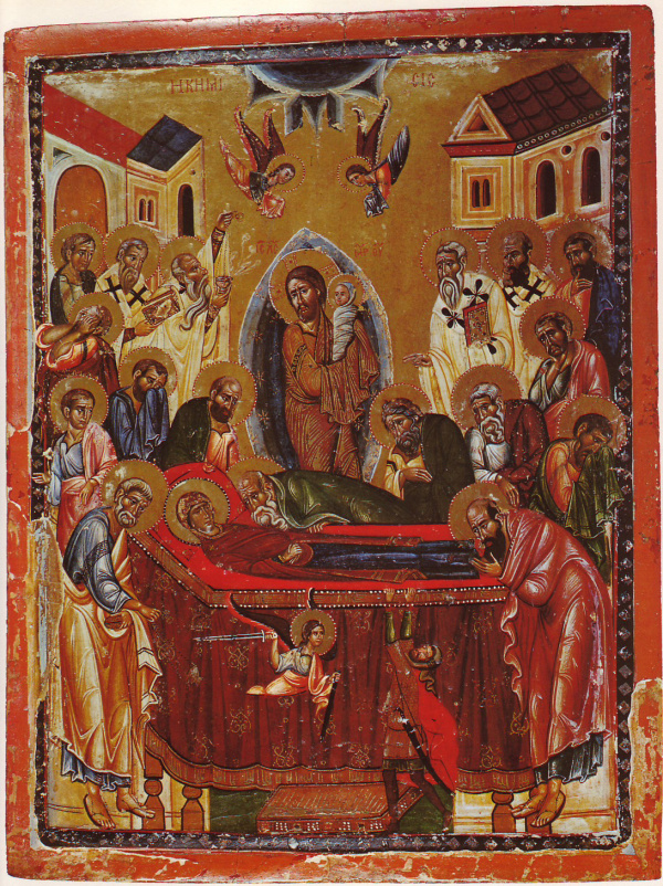 Ikona Zaśniecia NMP, II połowa XIII wieku, Monaster św. Katarzyny, Synaj (Egipt)