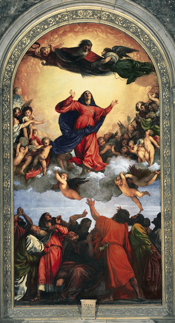Tycjan, Assunta (Wniebowzięcie NMP), 1518, Santa Maria Gloriosa dei Frari