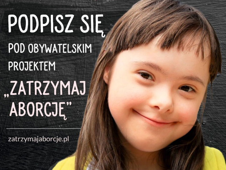 Nie przegap! Do 20 XI można poprzeć inicjatywę #ZatrzymajAborcję