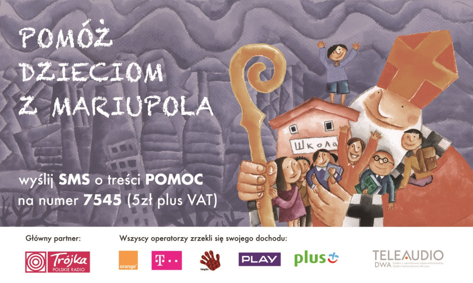 Fundacja Świętego Mikołaja pomaga dzieciom z Mariupola na Ukrainie. Prosimy o wsparcie!