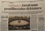 Dariusz Karłowicz w „Polska The Times”: Grozi nam postliberalna dyktatura