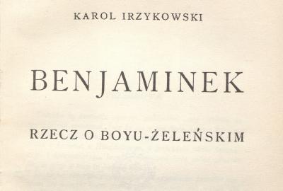 Tadeusz Boy-Żeleński: Brzydka książka