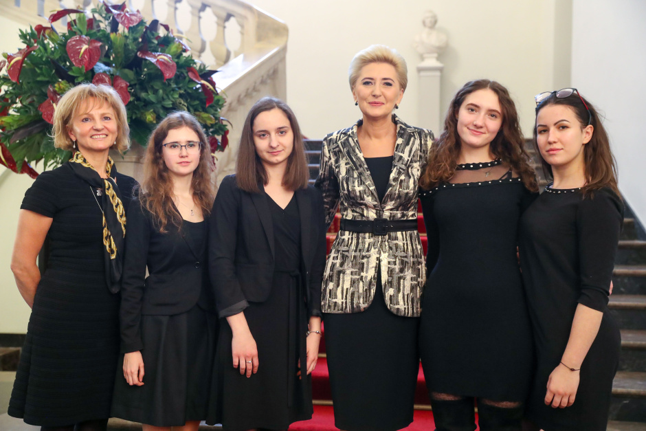 Spotkanie solidarnych szkół z Pierwszą Damą RP – Agatą Kornhauser-Dudą