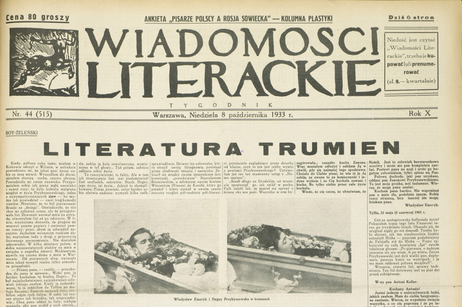 Dariusz Skórczewski: Wielki spór o krytykę – Boy i Irzykowski