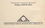 Tadeusz Boy-Żeleński: Setny tom biblioteki Boya 