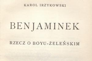 Tadeusz Boy-Żeleński: Brzydka książka
