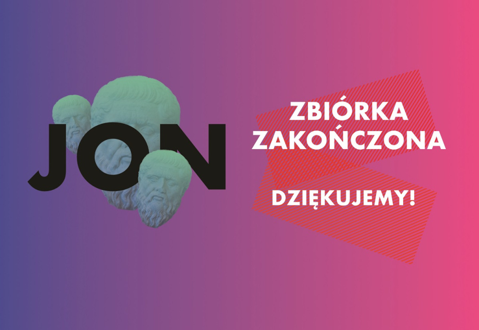 Nowy polski przekład platońskiego „Jona” ukaże się jeszcze w tym roku! Zakończyliśmy zbiórkę na jego wydanie