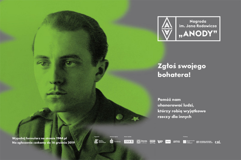 Do 7 listopada trwa nabór wniosków do X edycji Nagrody im. Jana Rodowicza „Anody”