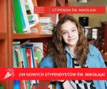 239 nowych stypendystów św. Mikołaja!