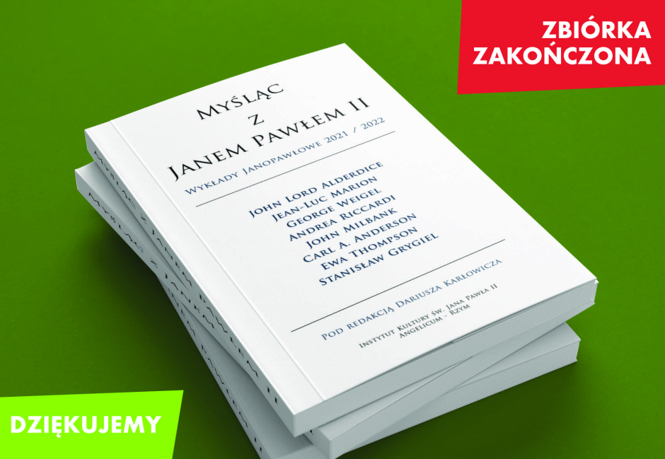 „Myśląc z Janem Pawłem II” t. 2 wkrótce trafi do druku – 96 współwydawców wykładów z Angelicum