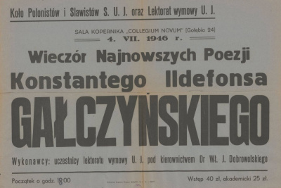 Anna Gomóła: Więcej Gałczyńskiego, proszę!