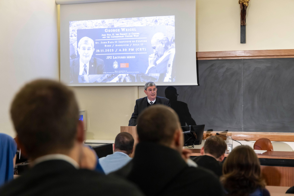 [RELACJA + ZDJĘCIA] George Weigel: Jan Paweł II, prymat kultury a współczesne wojny kulturowe