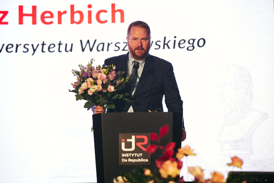 Tomasz Herbich laureatem Nagrody Instytutu De Republica