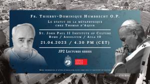 [WYKŁAD ODWOŁANY] Status metafizyki u św. Tomasza z Akwinu. Wykład Thierry-Dominique Humbrechta na Angelicum