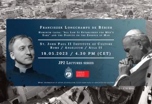 [OBEJRZYJ] Wykład ks. prof. Franciszka Longchampsa de Bérier na Angelicum