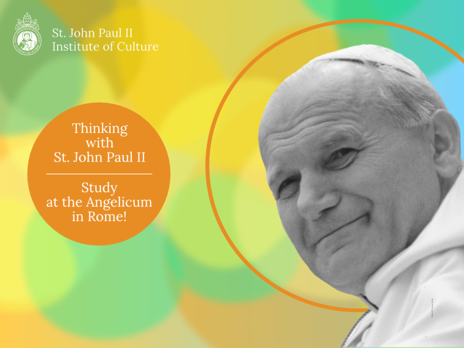 Zapraszamy na studia podyplomowe „JP2 Studies” na Angelicum w Rzymie