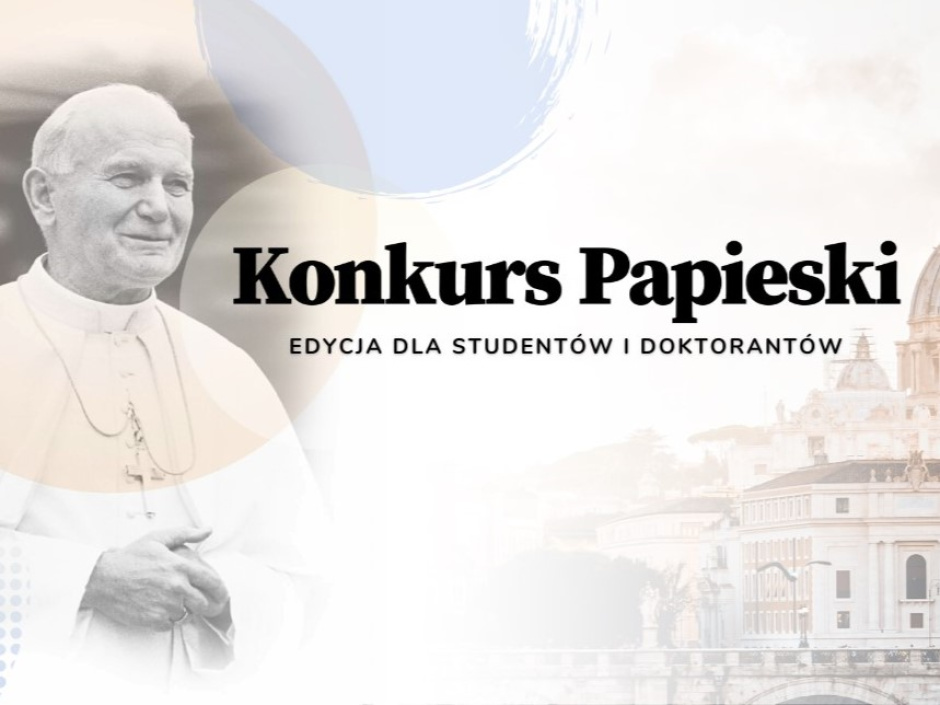 [Do 9 LIPCA]. Wyślij esej, by wygrać stypendium na JP2 Studies w Rzymie!