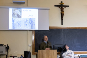 [RELACJA+ZDJĘCIA] Andrzej Szczerski: Inspiracje Jana Pawła II – sztuka religijna Młodej Polski