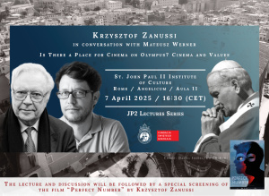 Krzysztof Zanussi // Mateusz Werner: „Czy jest miejsce dla kina na Olimpie? Kino wobec wartości”