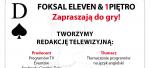 Telewizja Internetowa Foksal Eleven oraz 1Piętro ogłaszają rekrutację na staż!