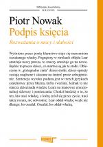 Podpis księcia - Piotr Nowak
