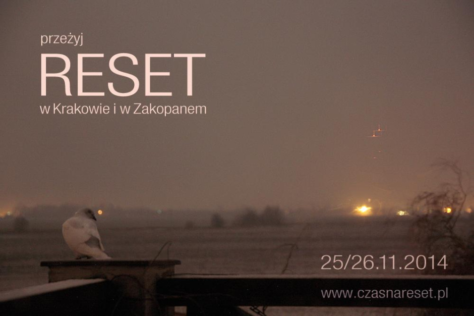 Kraków/Zakopane - 25/26 listopada - Spotkania autorskie poświęcone albumowi poezji RESET