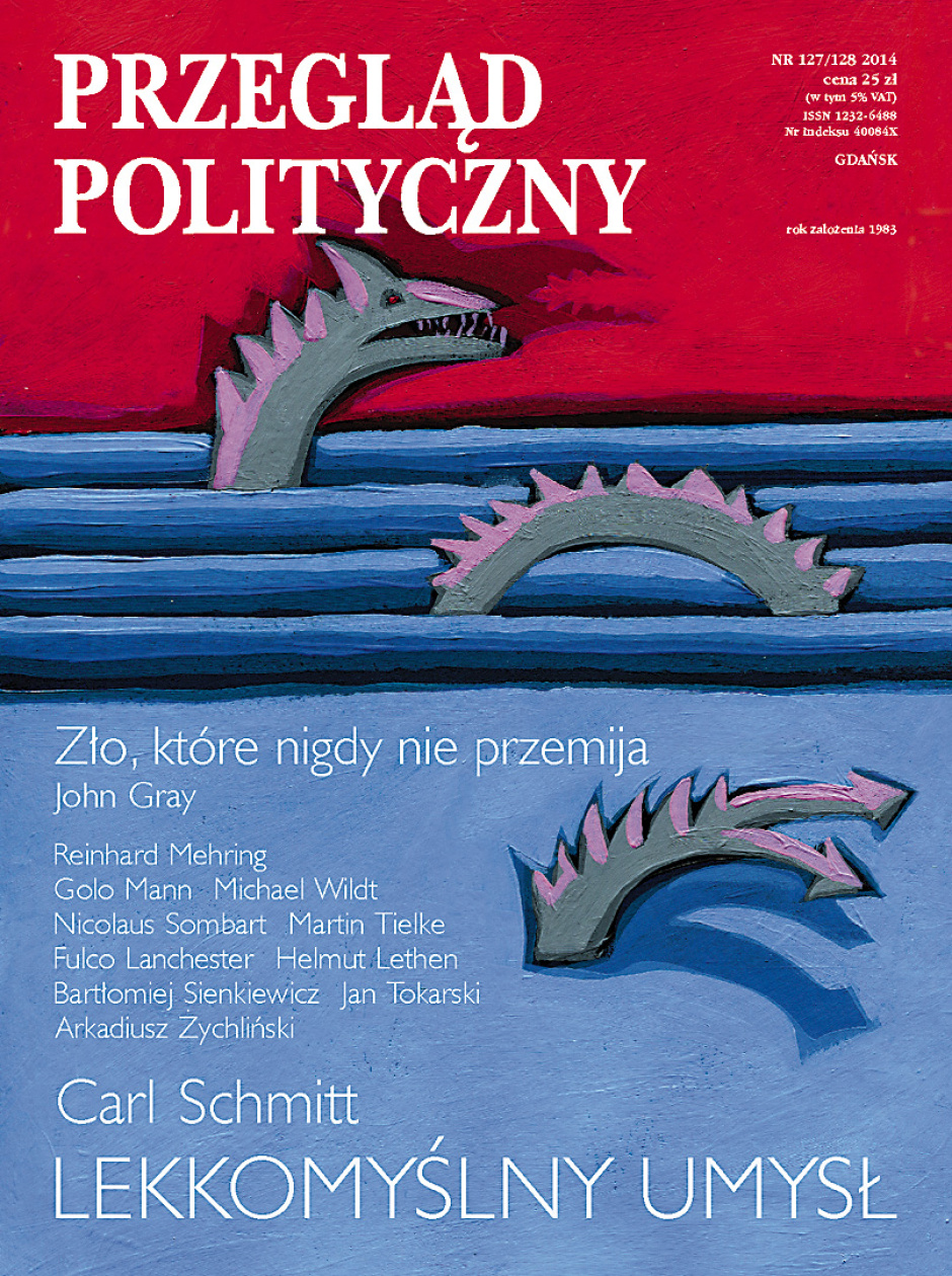 Piotr Augustyniak: Polityczność Schmitta czy Greków?