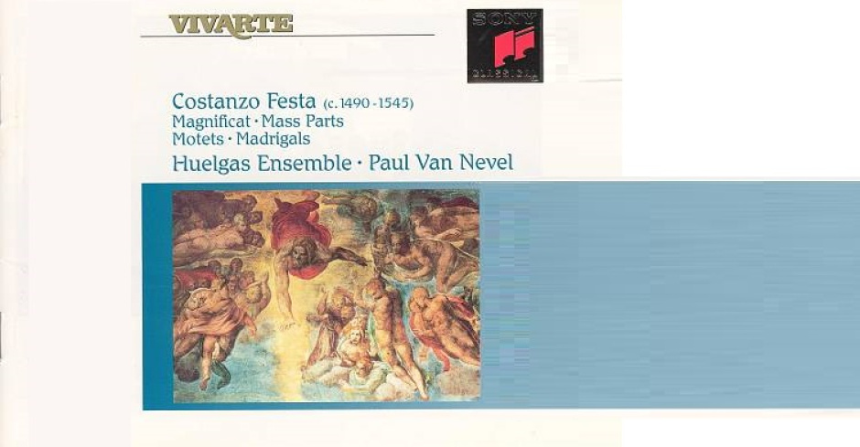 Antonina Karpowicz-Zbińkowska: Costanzo Festa, Magnificat, Mass Parts, Motets, Madrigals